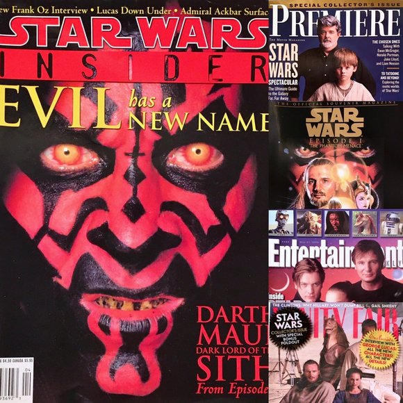 Other - Star Wars 5 Magazines from 1998-1999